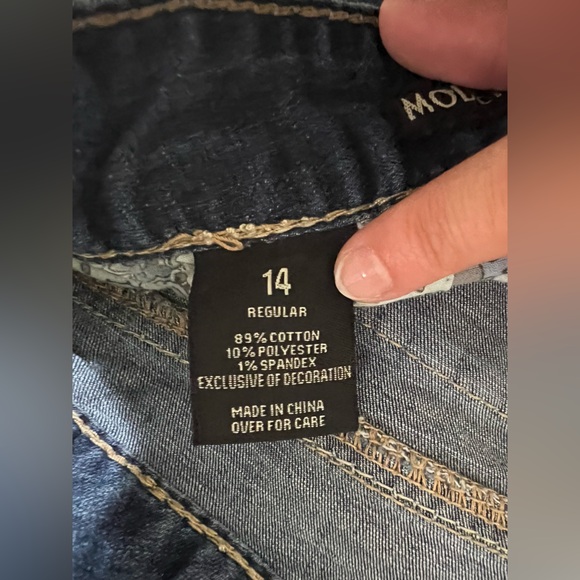 Rhythm in Blues Denim Jeans Womens size 14 - Picture 8 of 8